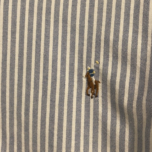 XL Ralph Lauren long sleeve pin striped button down. - Picture 2 of 3